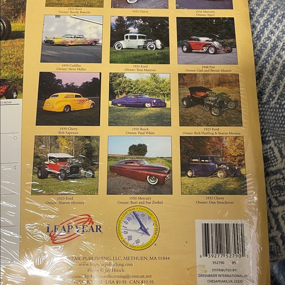 Hot Rods Wall Calendar - Picture 7 of 8